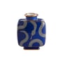 Vase Eden Square keramik blau / 16,5 x 10 x H 19,5 cm - Jonathan Adler
