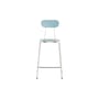Chaise de bar Mariolina bleu / H 66 cm - Magis