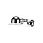 Applique Loft D1000 métal chromé/ Design 1950 - Orientable + interrupteur intégré - Jieldé
