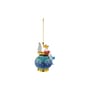 Fleurs de Jorì Bauble ceramic blue multicoloured gold / Vecchio e il Mare - Hand-painted porcelain - Alessi