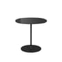 Thierry End table glass black / 45 x 45 x H 45 cm - Glass - Kartell