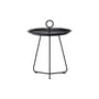 Couchtisch Eyelet Small metall schwarz / Ø 45 cm x H 46,5 cm - Houe