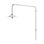 Wandleuchte mit Stromkabel Hanging Lamp n°5 metall silber / H 100 x B 90 cm - valerie objects