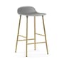 Tabouret de bar Form plastique gris / H 65 cm/ Modèle d'exposition - Normann Copenhagen