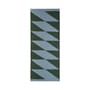 Tapis de couloir Takt vert / 70 x 180 cm - & klevering