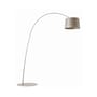 Lampadaire Twiggy LED beige /  H 195 à 215 cm - Foscarini