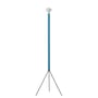 Lampadaire Luminator métal bleu / A. & P. Castiglioni, 1954 - Flos