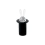 Porte cure-dents Magic Bunny plastique noir - Alessi