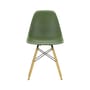 Stuhl RE DSW - Eames Plastic Side Chair plastikmaterial grün / (1950) - Beine aus hellem Holz / recycelt - Vitra