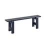 Banc Weekday bois bleu / L 140 cm - Hay
