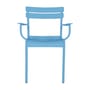Fauteuil empilable Luxembourg Bridge métal bleu - Fermob