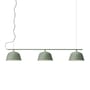 Suspension Ambit Rail métal vert / L 126 cm - Muuto