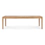 Table rectangulaire Bok OUTDOOR bois naturel / 250 x 100 cm - 10 personnes - Ethnicraft