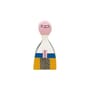 Decorazione Wooden Dolls - No. 15 legno multicolore / By Alexander Girard, 1952 - Vitra