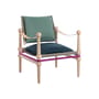 Poltrona imbottita Twain tessuto verde / Konstantin Grcic, 2024 - Magis