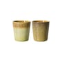 Tazzina da caffè 70s ceramics Van Gogh ceramica giallo / Set di 2 - 23 cl - HK LIVING