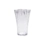Ruffle Vase glass transparent / Ø 23 x H 30 cm - HÜBSCH