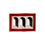 Coupelle Arcade céramique rouge / Vide-poche - 18 x 12 cm - Jonathan Adler