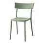 Chaise empilable Catwalk plastique vert / Recyclé - Finition mate soft touch - Kartell