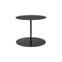 Gong Coffee table metal black / Giulio Cappellini, 2004 - Ø 50 x H 42 cm / Metal - Cappellini