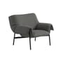 Fauteuil rembourré Wrap tissu gris - Muuto