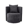 Gepolsterter Sessel Morris textil grau - Bloomingville