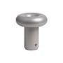 Kabellose, wiederaufladbare Außenlampe Glimpse metall silber / Ø 17 cm - & klevering