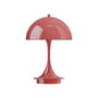 Lampada senza fili ricaricabile Panthella 160 materiale plastico rosa / LED - Ø 16 cm - Louis Poulsen