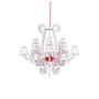 RockCoco 12.0 Outdoor pendant plastic material red transparent Ø 78 cm - 12 included bulbs - Fatboy