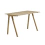 Scrivania Copenhague CPH 90 DESK legno naturale / Rovere - L 130 cm - Hay