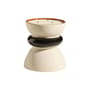 Bougie parfumée Tam tam céramique noir / Ø 15 x H 18 cm - Maison Sarah Lavoine