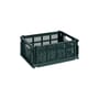 Cestino Colour Crate materiale plastico verde Medio / 26,5 x 34,5 cm - Riciclato - Hay