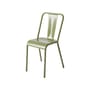 Sedia impilabile T37 metallo verde / Ripubblicato nel 1937 - Tolix