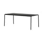 Table rectangulaire Panorama métal noir / 190 x 90 cm - 8 places - TIPTOE