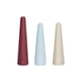 Set de 3 bougeoirs Spire métal multicolore Trio - Fatboy
