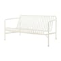 Divano da giardino a 2 posti Palissade Lounge metallo bianco / L 139 cm - Bouroullec, 2016 - Hay