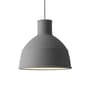 Suspension Unfold gris / Silicone - Ø 32,5 x H 29,5 cm - Muuto
