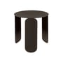 Table basse Bebop métal marron / Ø 45 x H 45 cm - Fermob