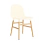 Chaise Form plastique beige / Pieds chêne - Normann Copenhagen