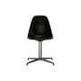 Chaise RE DSL - Eames Plastic Side Chair noir / (1950) - Pied La Fonda / Recyclé - Vitra