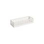 Korb Colour Crate MINI plastikmaterial weiß Oblong / 13 cm x 34.5 cm - Hay