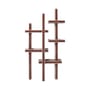 Libreria Lepid legno rosso / L 116 x H 210 cm - Kartell