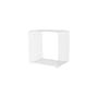 Scaffale Panton Wire Single Cube metallo bianco / 34,8 x H 34,8 x P 25,7 cm - Verner Panton, 1971 - MONTANA
