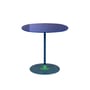 Beistelltisch Thierry glas blau / 45 x 45 x H 45 cm - Glas - Kartell