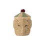 Cestino Bobo fibre beige / Ø 35 x H 50 cm - Bloomingville