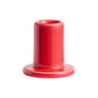 Kerzenleuchter Tube Small keramik rot / H 5 cm - Hay