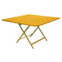 Klapptisch Caractère metall gelb / 128 x 128 cm - Fermob