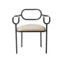 Fauteuil rembourré 01 Chair cuir beige / Shiro Kuramata, 1979 - Cappellini