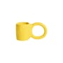 Kaffeetasse Donut Medium keramik gelb / Ø 8 x H 9 cm - Petite Friture