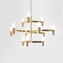 Sospensione Crown Minor oro metallo / Ø 77 cm - Nemo